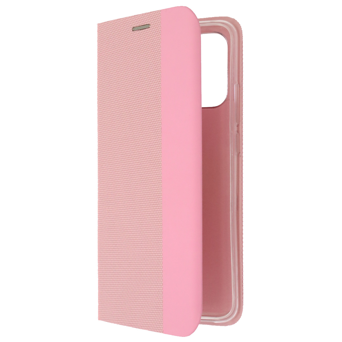 Чехол книжка MESH для XIAOMI Redmi 10C, XIAOMI POCO C40, текстиль, силикон, бархат, визитница, цвет розовый