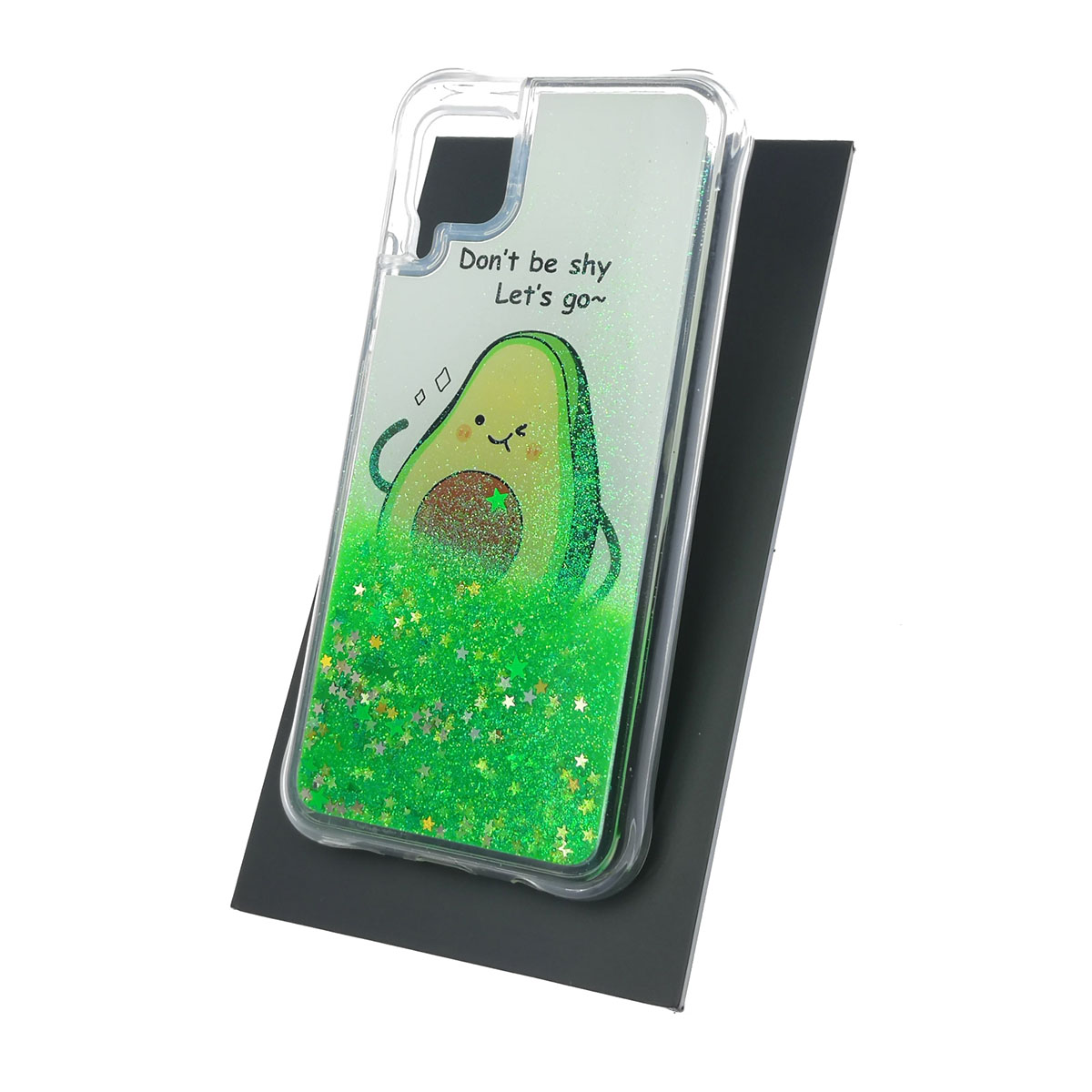 Чехол накладка TransFusion для HUAWEI P40 Lite, Nova 6 SE, Nova 7i, силикон, переливашка, рисунок Авокадо Don't be shy Let's go.