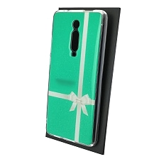 Чехол накладка для XIAOMI Mi 9T, Mi 9T Pro, Redmi K20, Redmi K20 Pro, силикон, глянцевый, блестки, рисунок Тиффани и CO бант