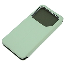 Чехол книжка STYLISH для TECNO Pova 6, TECNO Pova 6 Pro 5G, экокожа, визитница, цвет светло фисташковый Чехол книжка STYLISH для TECNO Pova 6, TECNO Pova 6 Pro 5G, экокожа, визитница, цвет светло фисташковый