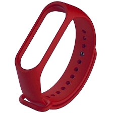 Ремешок на запястье, браслет для XIAOMI Mi Band 7, силикон, цвет красный Ремешок на запястье, браслет для XIAOMI Mi Band 7, силикон, цвет красный