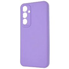 Чехол накладка для SAMSUNG Galaxy A35, защита камеры, силикон, цвет сиреневый Чехол накладка для SAMSUNG Galaxy A35, защита камеры, силикон, цвет сиреневый
