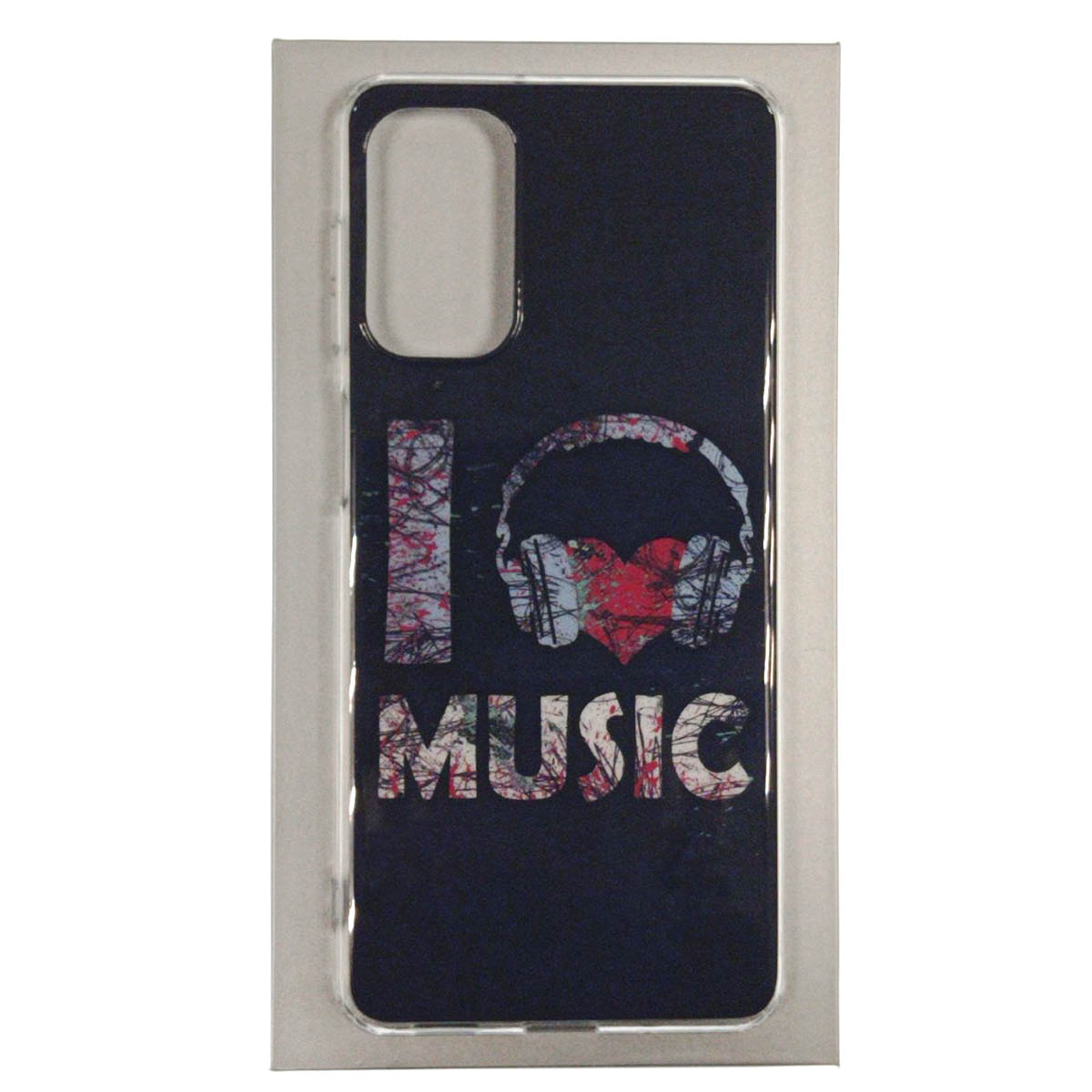 Чехол накладка для SAMSUNG Galaxy M52 (SM-M526), силикон, рисунок I love Music Чехол накладка для SAMSUNG Galaxy M52 (SM-M526), силикон, рисунок I love Music