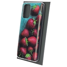 Чехол накладка для XIAOMI Redmi Note 10, Redmi Note 10S, POCO M5s, силикон, рисунок Клубника Чехол накладка для XIAOMI Redmi Note 10, Redmi Note 10S, POCO M5s, силикон, рисунок Клубника