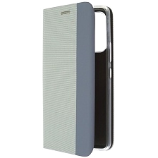 Чехол книжка MESH для SAMSUNG Galaxy A53 5G (SM-A536E), текстиль, силикон, бархат, визитница, цвет серый Чехол книжка MESH для SAMSUNG Galaxy A53 5G (SM-A536E), текстиль, силикон, бархат, визитница, цвет серый