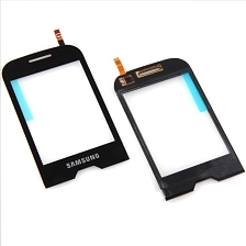 Тачскрин (сенсорное стекло) Samsung S7070 (черный) 1-я категория.