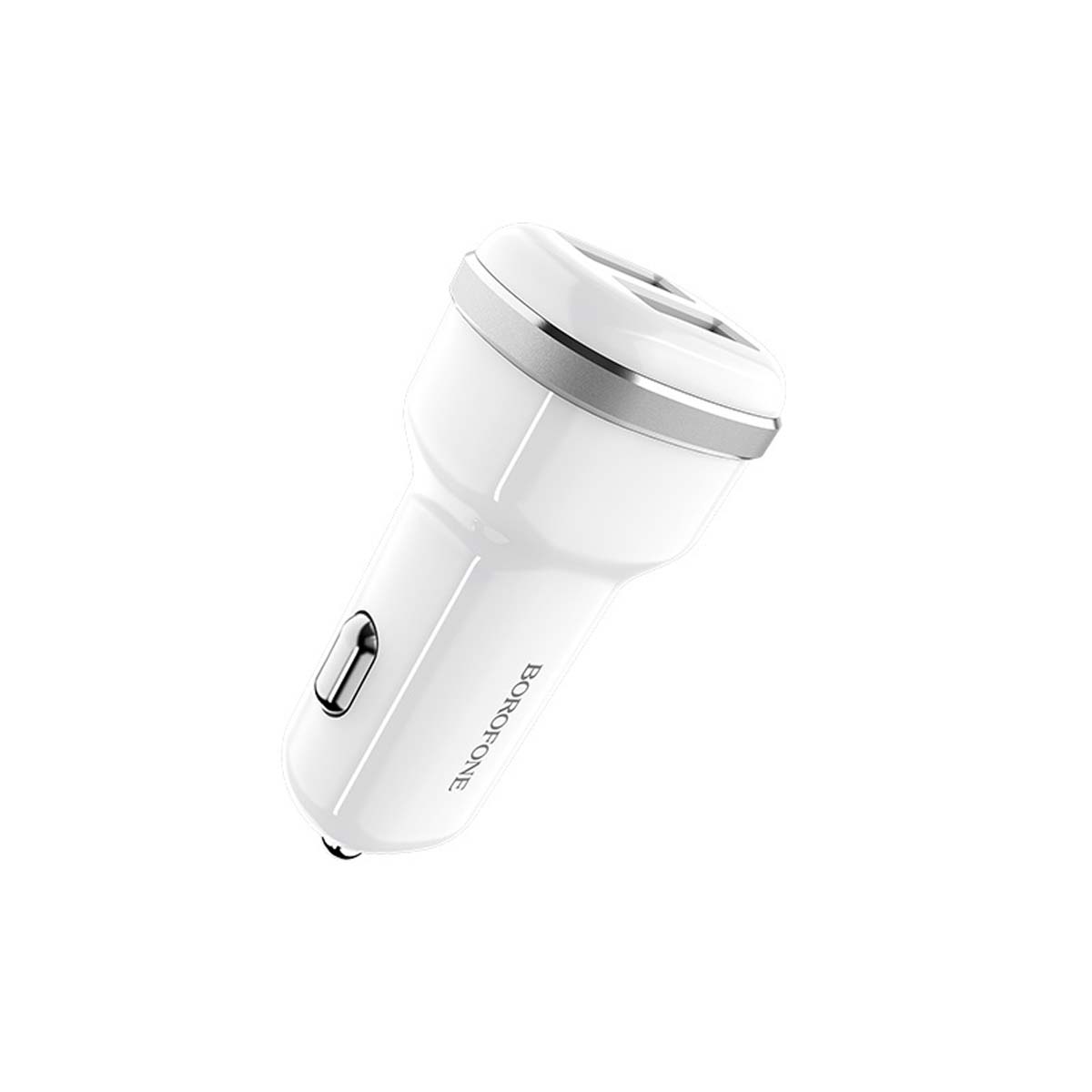 АЗУ (Автомобильное зарядное устройство) BOROFONE BZ13 Extreme, 2.4А, 2 USB, цвет белый АЗУ (Автомобильное зарядное устройство) BOROFONE BZ13 Extreme, 2.4А, 2 USB, цвет белый