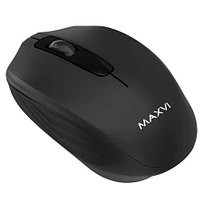 Мышь беспроводная MAXVI MWS-05, оптическая, 1000 DPI, цвет черный