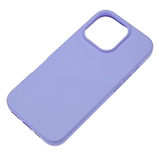 Чехол накладка NANO для APPLE iPhone 16 Pro (6.3"), силикон, бархат, цвет сиреневый