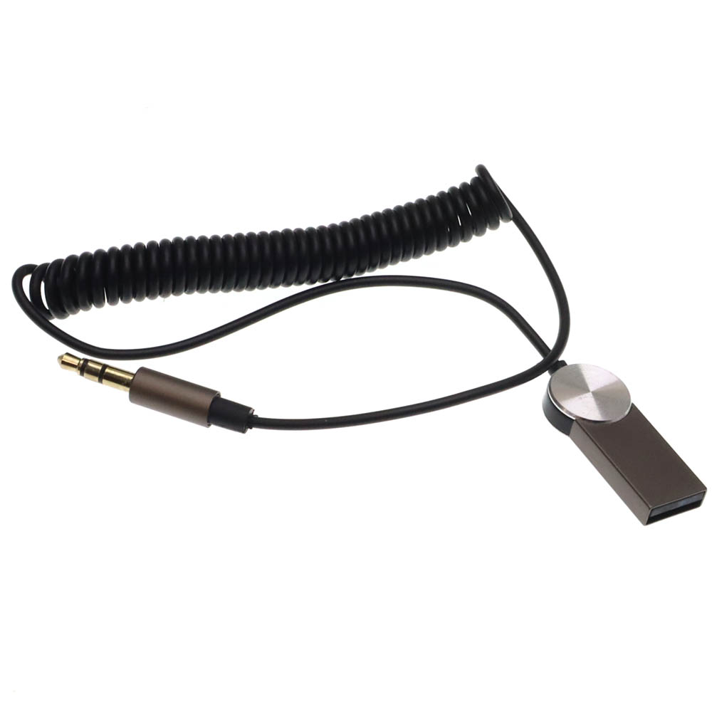 Адаптер AUX Bluetooth EARLDOM ET-BR33, длина 1,2 метра цвет графитовый