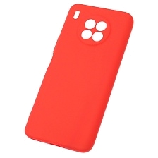 Чехол накладка SOFT TOUCH для HUAWEI Honor 50 Lite, Nova 8i, защита камеры, силикон, матовый, цвет красный