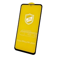 Защитное стекло Full Glue 9H для HUAWEI Huawei Y9 2019, Enjoy 9 Plus, цвет окантовки черный.