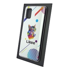 Чехол накладка Vinil для SAMSUNG Galaxy A51 (SM-A515), A31 (SM-A315), силикон, рисунок Likee Cat. Чехол накладка Vinil для SAMSUNG Galaxy A51 (SM-A515), A31 (SM-A315), силикон, рисунок Likee Cat.