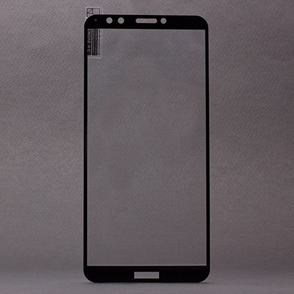 Защитное стекло 2D Full glass для Huawei Honor 7C PRO /техпак/ черный.
