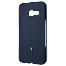 Чехол накладка Cherry для SAMSUNG Galaxy A3 2017 (SM-A320), силикон, цвет синий