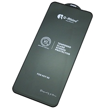 Защитное стекло 6D G-Rhino 200C для INFINIX HOT 60, цвет окантовки черный (Тип 2)