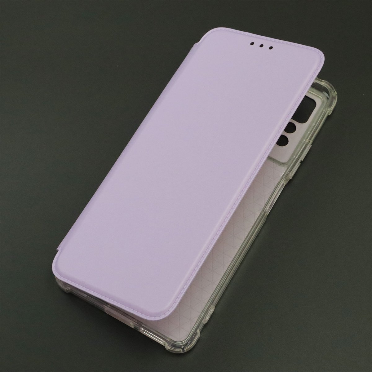 Чехол книжка для XIAOMI Redmi Note 11 Pro, Redmi Note 11 Pro 5G, экокожа, визитница, цвет сиреневый Чехол книжка для XIAOMI Redmi Note 11 Pro, Redmi Note 11 Pro 5G, экокожа, визитница, цвет сиреневый