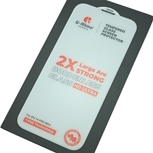 Защитное стекло 6D G-Rhino 200C HD Ultra для APPLE iPhone 14 Pro Max (6.7"), с сеточкой на динамике, прозрачное (Тип 2)