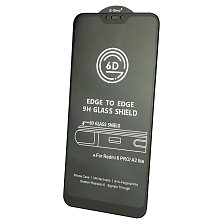 Защитное стекло 6D G-Rhino для XIAOMI Redmi 6 PRO, Mi A2 Lite, цвет окантовки черный