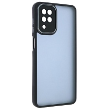 Чехол накладка KING для SAMSUNG Galaxy A12, силикон, пластик, защита камеры, цвет окантовки черный Чехол накладка KING для SAMSUNG Galaxy A12, силикон, пластик, защита камеры, цвет окантовки черный