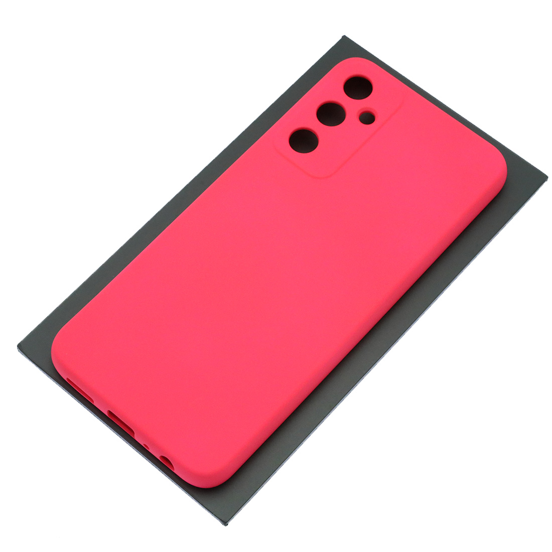 Чехол накладка Silicon Cover для SAMSUNG Galaxy A05s, защита камеры, силикон, бархат, цвет розовый Чехол накладка Silicon Cover для SAMSUNG Galaxy A05s, защита камеры, силикон, бархат, цвет розовый