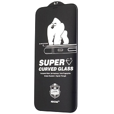 Защитное стекло KINGKONG WTP-091 для APPLE iPhone 12 Pro Max (6.7"), цвет окантовки черный