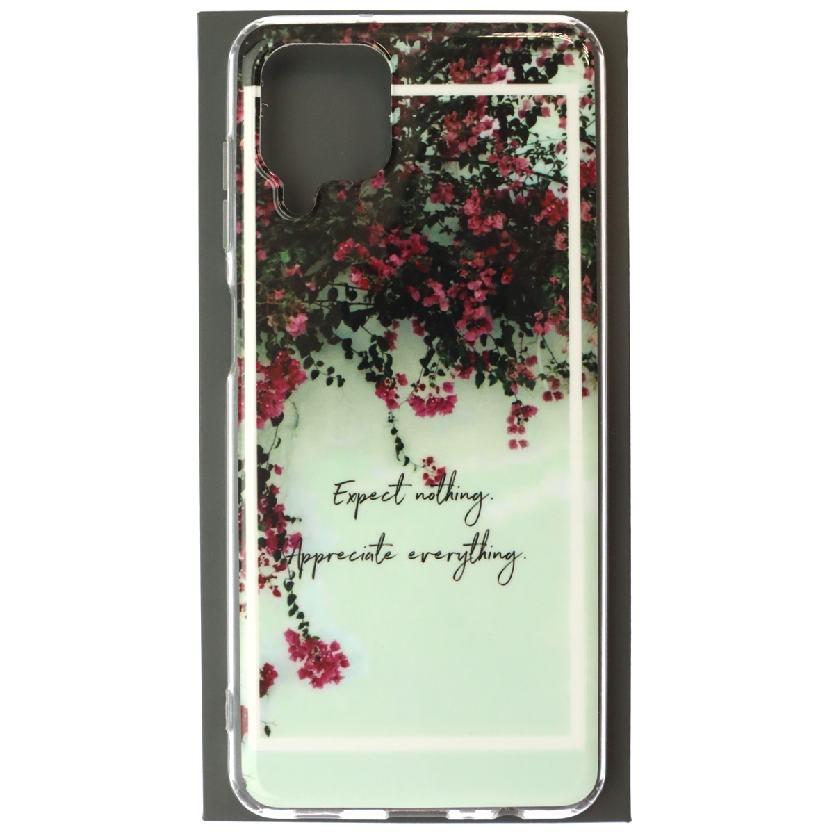 Чехол накладка для SAMSUNG Galaxy A12 (SM-A125), M12 (SM-M127F), силикон, рисунок Expect nothing Чехол накладка для SAMSUNG Galaxy A12 (SM-A125), M12 (SM-M127F), силикон, рисунок Expect nothing
