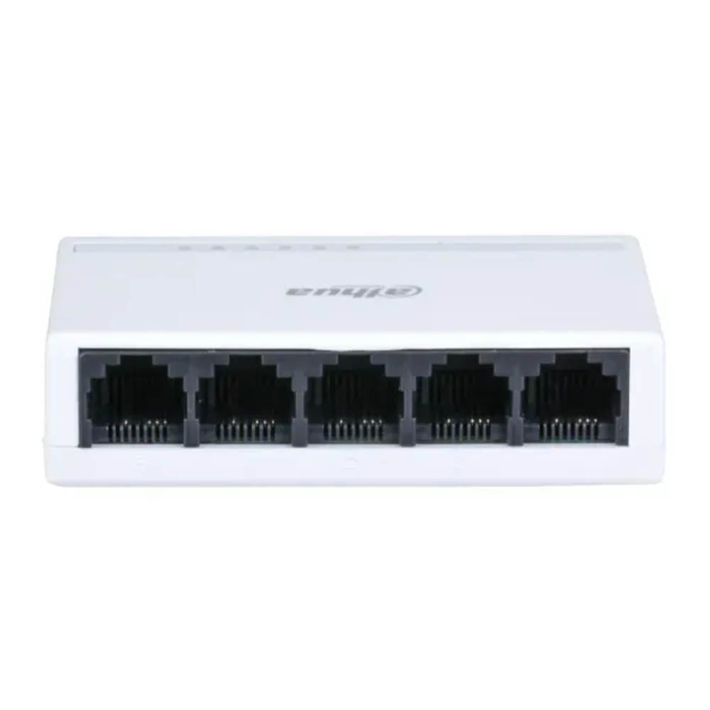 Коммутатор Dahua DH-PFS3005-5ET-L, 5 портов 10/100Mbps, цвет белый