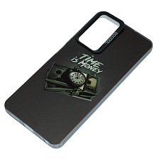 Чехол накладка для Realme C67 4G, пластик, силикон, рисунок TIME is MONEY