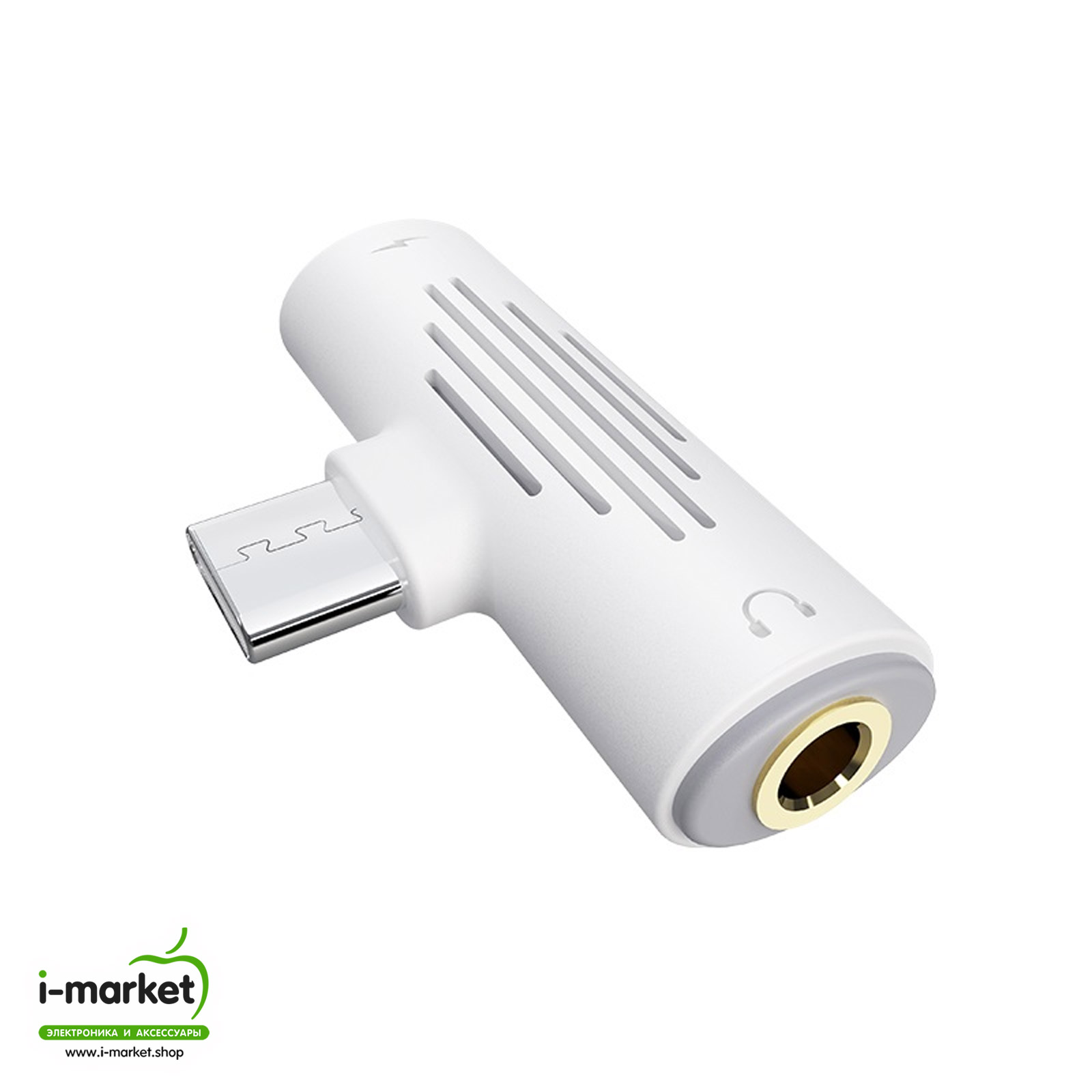 BOROFONE BV8, адаптер / переходник / конвертер Type-C Male на 1 x Tepe-C Female и 1 x Audio Female, цифровой аудио конвертер, музыка и зарядка, легкий и портативный, цвет белый. BOROFONE BV8, адаптер / переходник / конвертер Type-C Male на 1 x Tepe-C Female и 1 x Audio Female, цифровой аудио конвертер, музыка и зарядка, легкий и портативный, цвет белый.