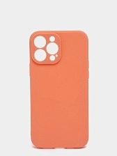 Чехол накладка MM59 для APPLE iPhone 13, защита камеры, силикон, цвет коралловый