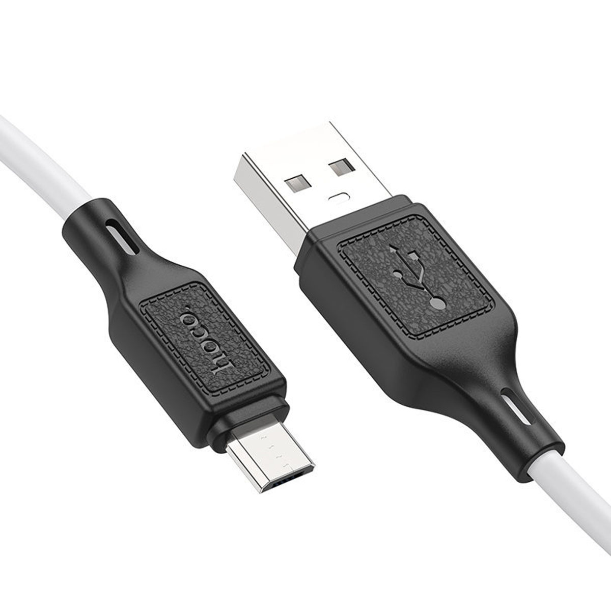 Кабель HOCO X90 Cool Micro USB, 2.4A, длина 1 метр, цвет белый Кабель HOCO X90 Cool Micro USB, 2.4A, длина 1 метр, цвет белый