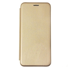 Чехол книжка STYLISH для TECNO Spark 7, экокожа, визитница, цвет золотистый
