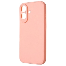 Чехол накладка для APPLE iPhone 16, защита камеры, силикон, цвет персиковый Чехол накладка для APPLE iPhone 16, защита камеры, силикон, цвет персиковый
