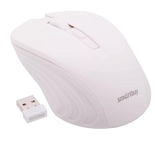 Мышь беспроводная SMARTBUY ONE 340AG, оптическая, 1600 DPI, цвет белый