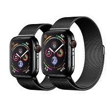 Ремешок для APPLE Watch, сетчатый, миланская петля Milano Loop, 38 - 40 mm, цвет черный Ремешок для APPLE Watch, сетчатый, миланская петля Milano Loop, 38 - 40 mm, цвет черный
