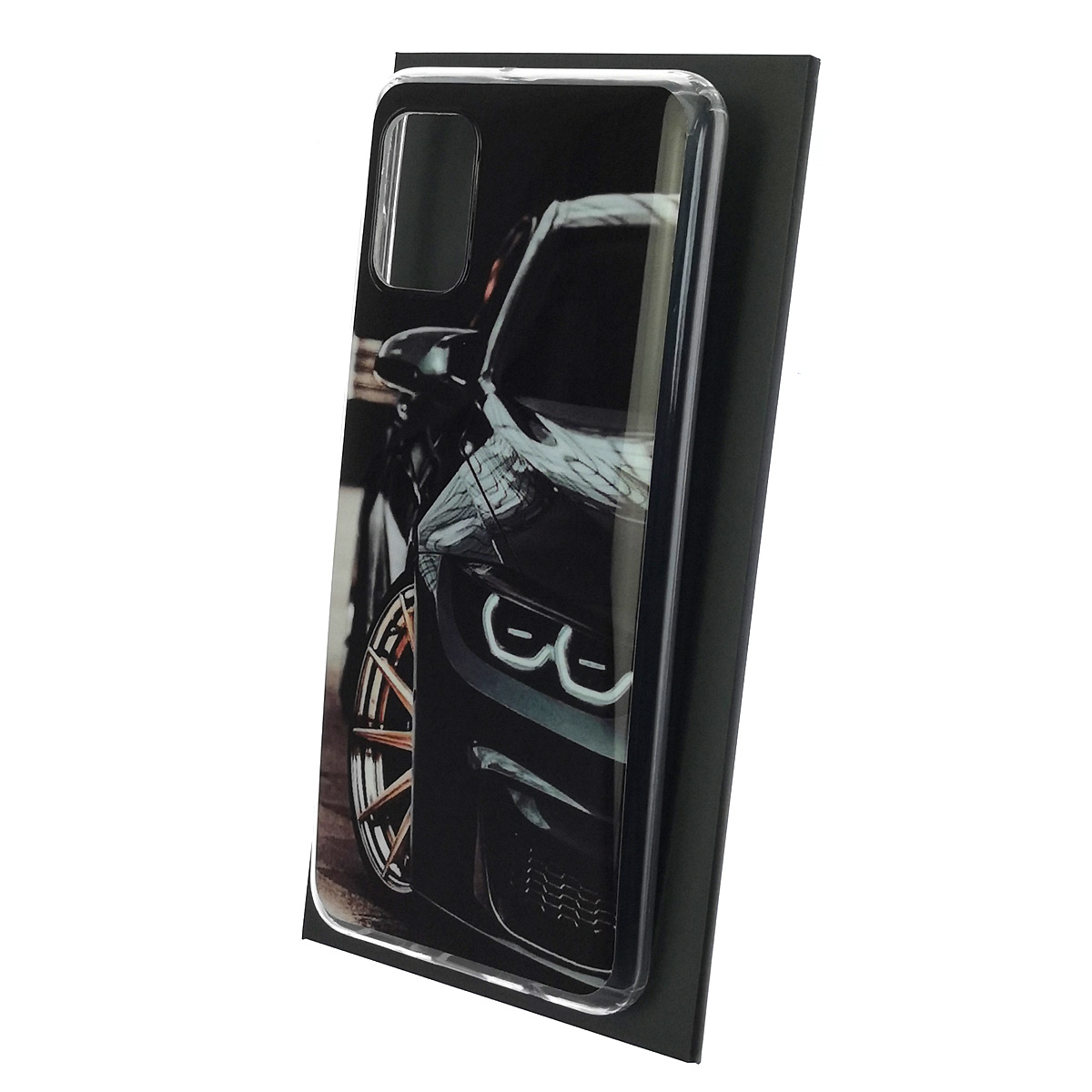 Чехол накладка Vinil для SAMSUNG Galaxy A31 (SM-A315), силикон, рисунок Бугатти Chiron