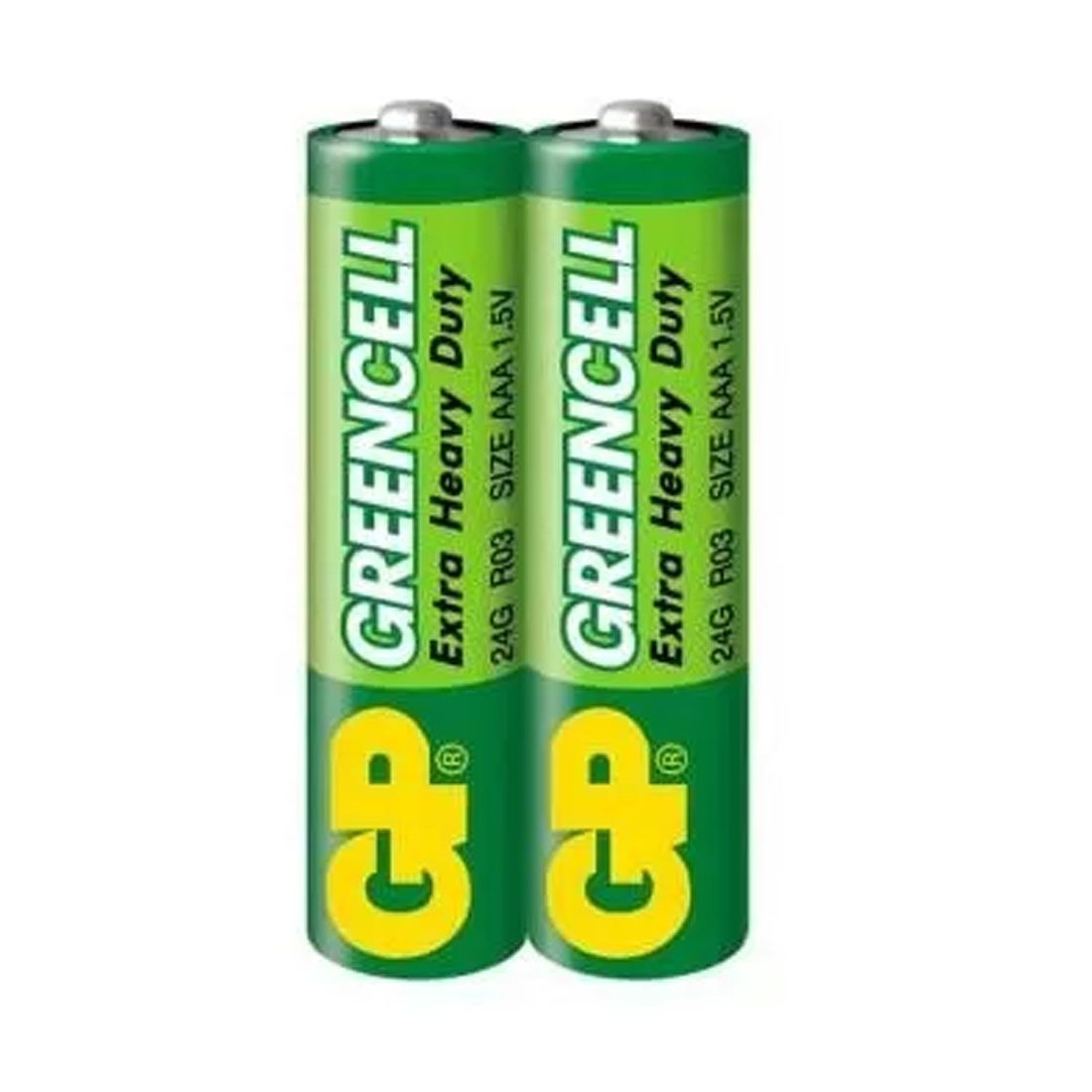 Батарейка GP GreenCell R03 AAA Shrink 2 Heavy Duty 1.5V
