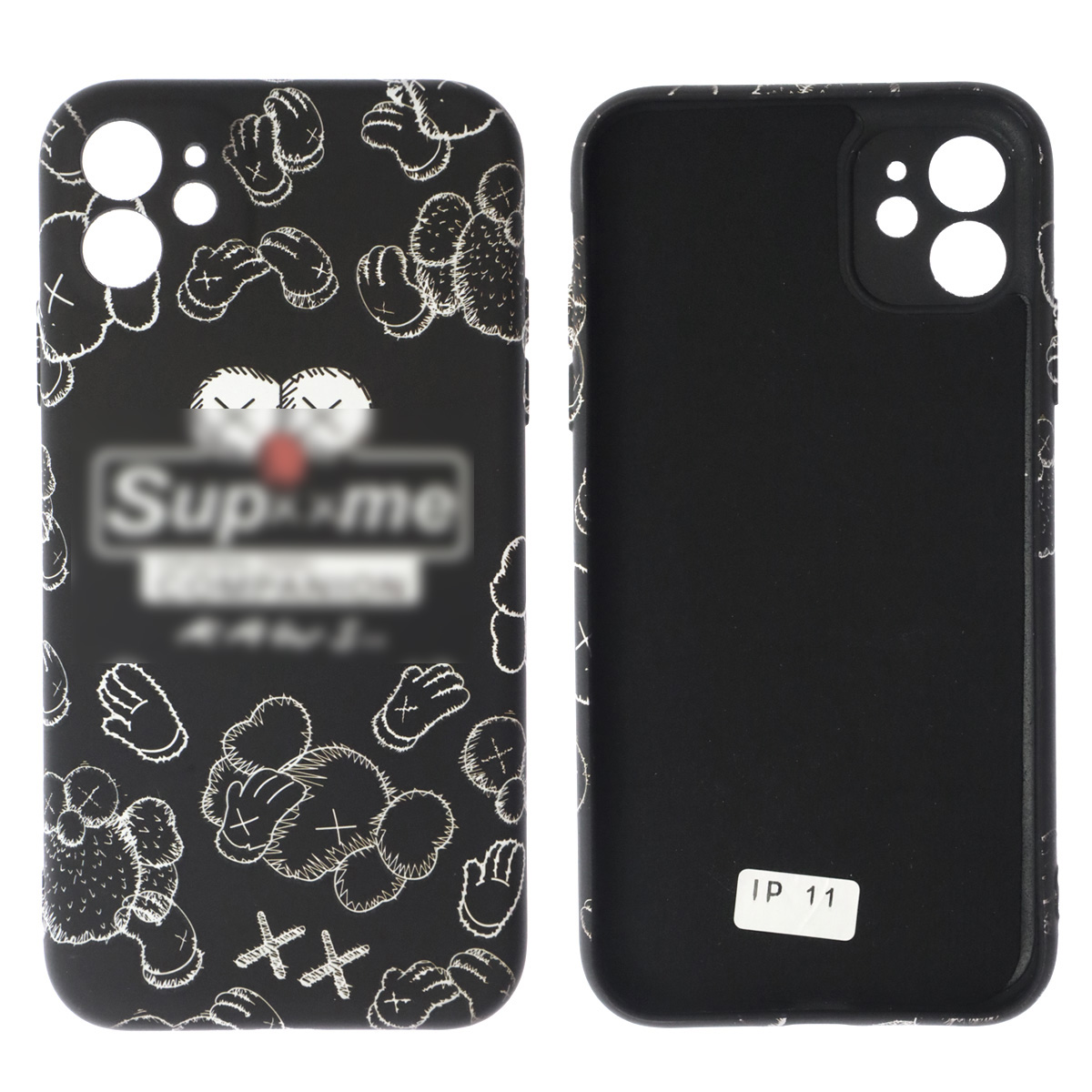 Чехол накладка для APPLE iPhone 11 (6.1), силикон, бархат, рисунок Кавс SUPREME Чехол накладка для APPLE iPhone 11 (6.1), силикон, бархат, рисунок Кавс SUPREME