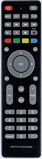 Пульт ДУ универсальный для цифровых приставок DVB-T2, DVB-T2+3 HUAYU подходит к следующим моделям: СИГНАЛ HD-300, СИГНАЛ HD-200 Сигнал, ЭФИР HD-502, ЭФИР HD-515, ЭФИР HD-600RU, ЭФИР HD-555, ЭФИР HD-550, ЭФИР Комби,World Vision T34,World Vision T35.