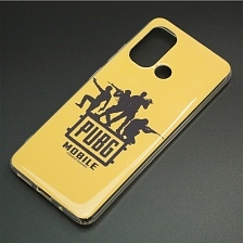 Чехол накладка для XIAOMI Redmi 12C, POCO C55, силикон, глянцевый, рисунок PUBG MOBILE