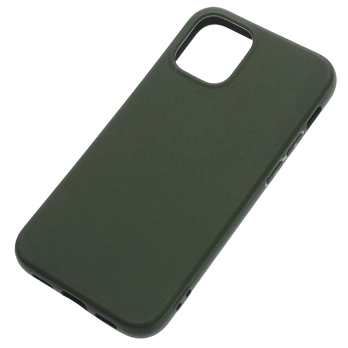 Чехол накладка для APPLE iPhone 12 mini (5.4"), силикон, цвет болотный Чехол накладка для APPLE iPhone 12 mini (5.4"), силикон, цвет болотный