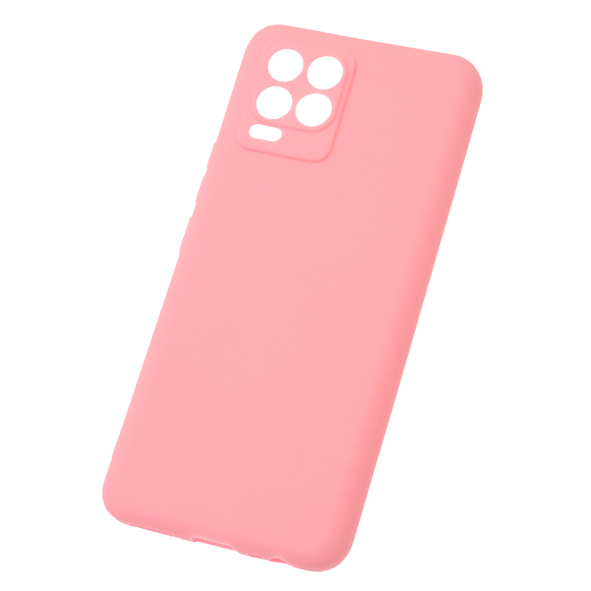 Чехол накладка Soft Touch для Realme 8, Realme 8 Pro, силикон, матовый, цвет розовый Чехол накладка Soft Touch для Realme 8, Realme 8 Pro, силикон, матовый, цвет розовый
