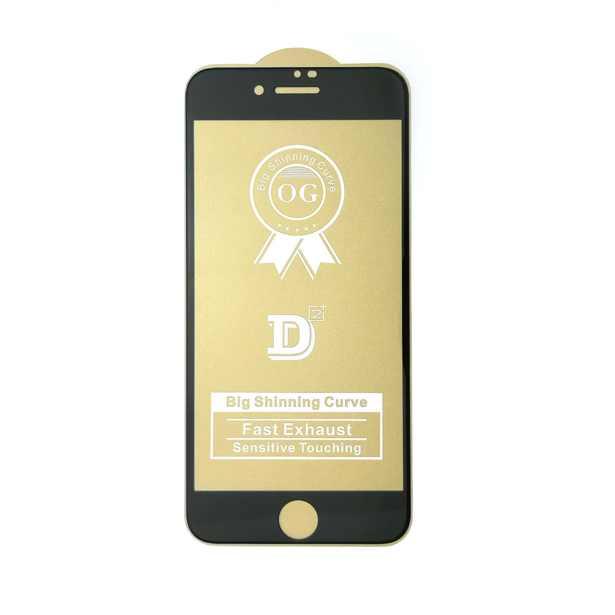 Защитное стекло D2+ PREMIUM для APPLE iPhone 7, iPhone 8, цвет окантовки черный Защитное стекло D2+ PREMIUM для APPLE iPhone 7, iPhone 8, цвет окантовки черный