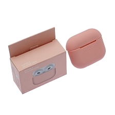 Чехол Silicon Case для беспроводных наушников APPLE AirPods 3, силикон, цвет розовый