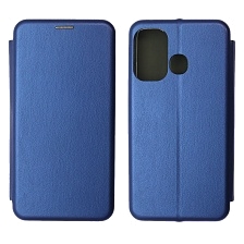 Чехол книжка STYLISH для ITEL A27 (A551), экокожа, визитница, цвет синий