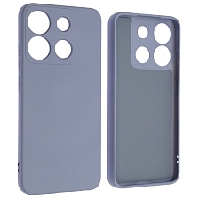Чехол накладка NANO для INFINIX Smart 7 Plus, защита камеры, силикон, бархат, цвет космический серый Чехол накладка NANO для INFINIX Smart 7 Plus, защита камеры, силикон, бархат, цвет космический серый