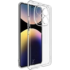 Чехол накладка для XIAOMI Redmi Note 15 Pro, силикон, защита камеры, прозрачная