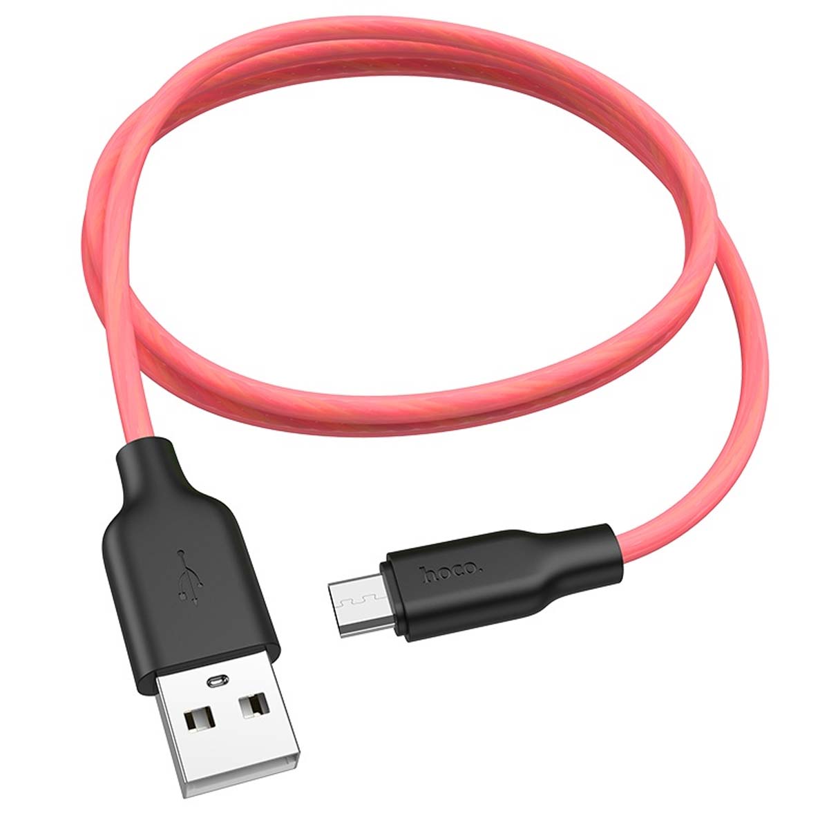 Кабель HOCO X21 Plus Micro USB, 2.4A, длина 1 метр, цвет черно красный Кабель HOCO X21 Plus Micro USB, 2.4A, длина 1 метр, цвет черно красный