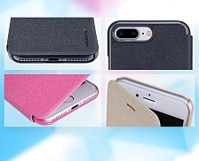 Sparkle чехол-книга Nillkin для Apple iPhone 7/8 (4.7") экокожа, цвет графитовый.